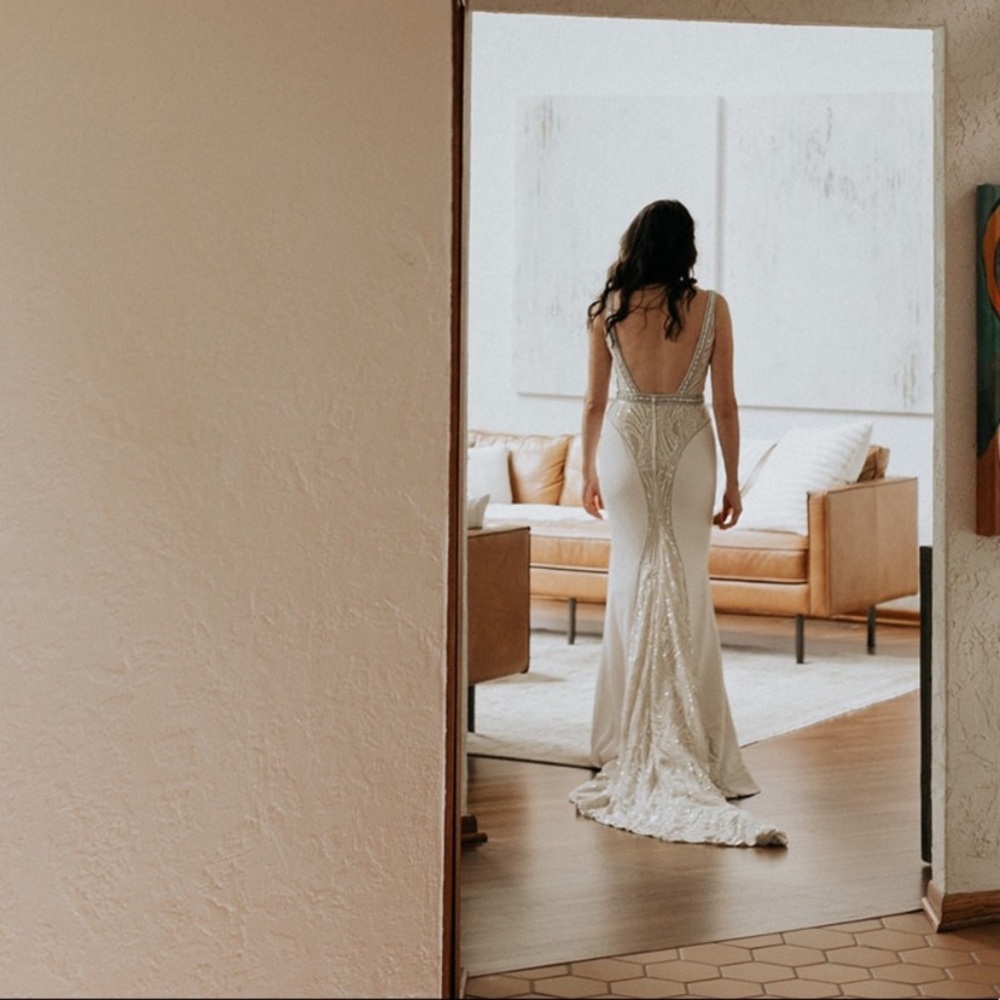 Berta Wedding Dress Model 17-113 - Picture 5 of 10